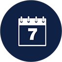 7-day Calendar icon